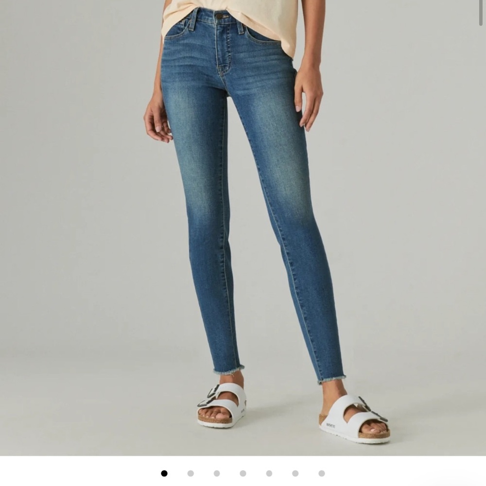 Lucky Brand Women's Blue Skinny Jeans